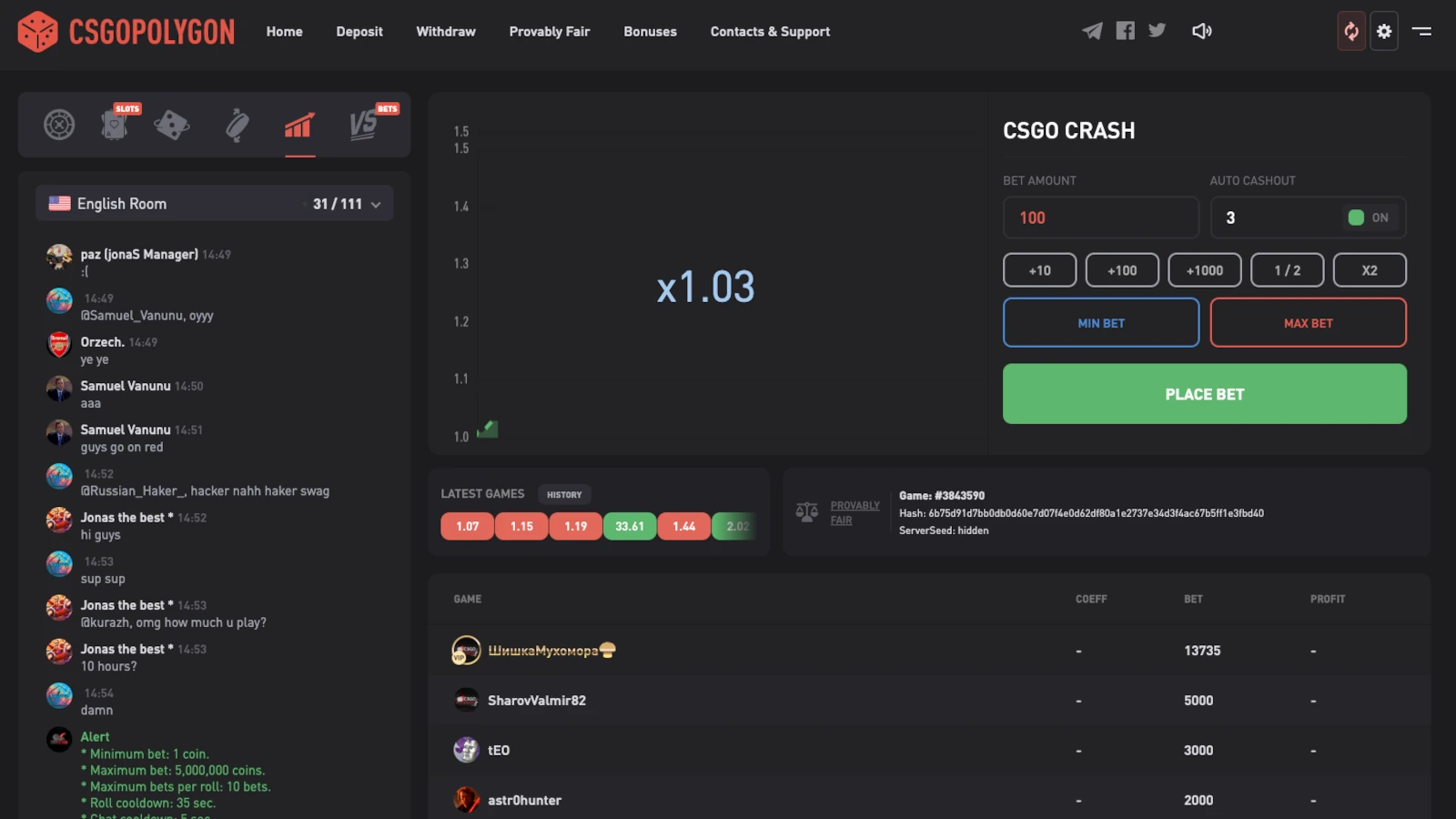 CSGOPolygon Crash