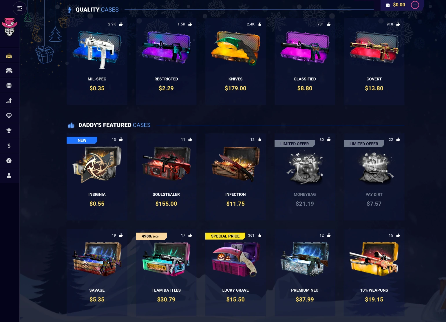 DaddySkins Cases