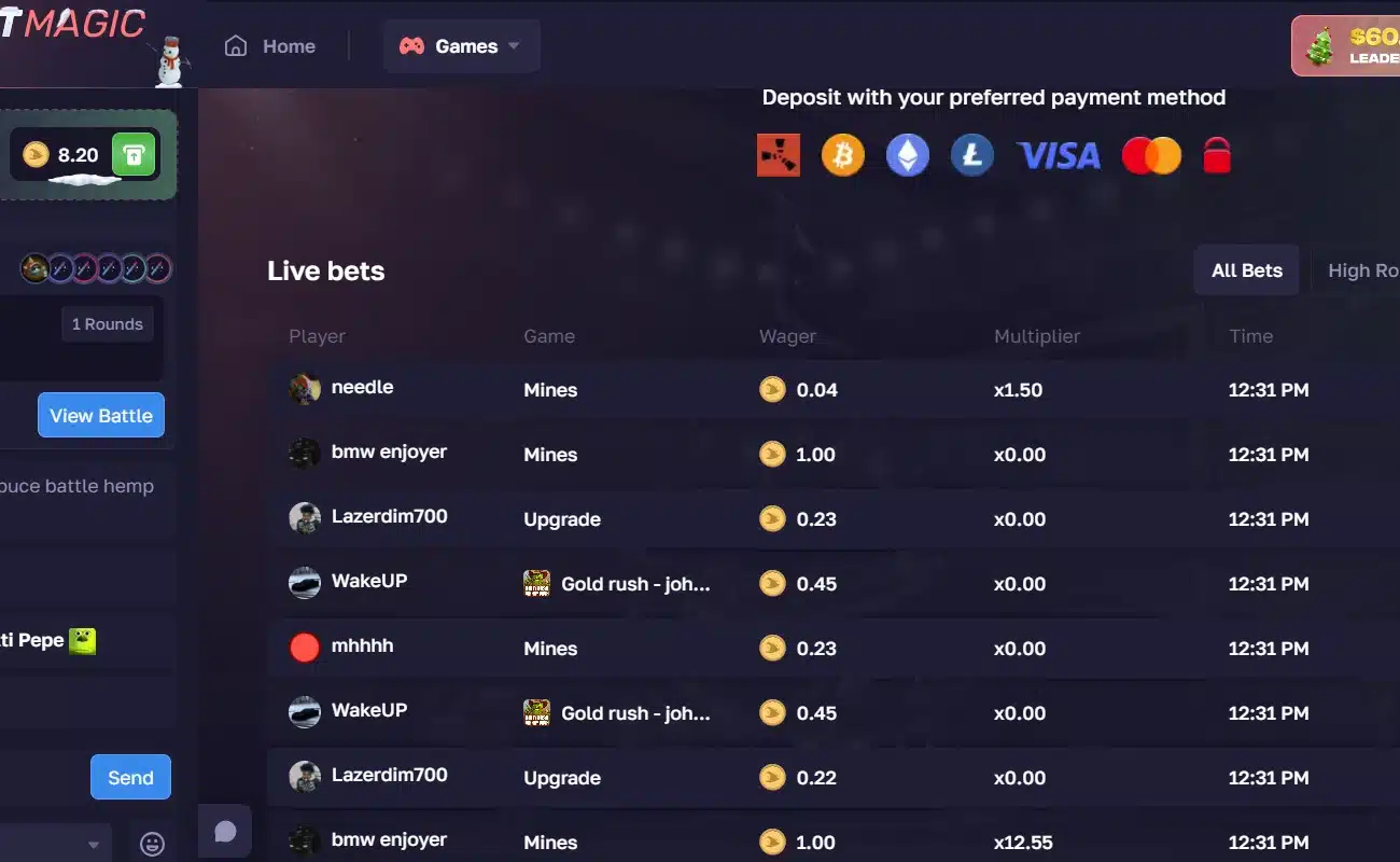 Rustmagic.com bets