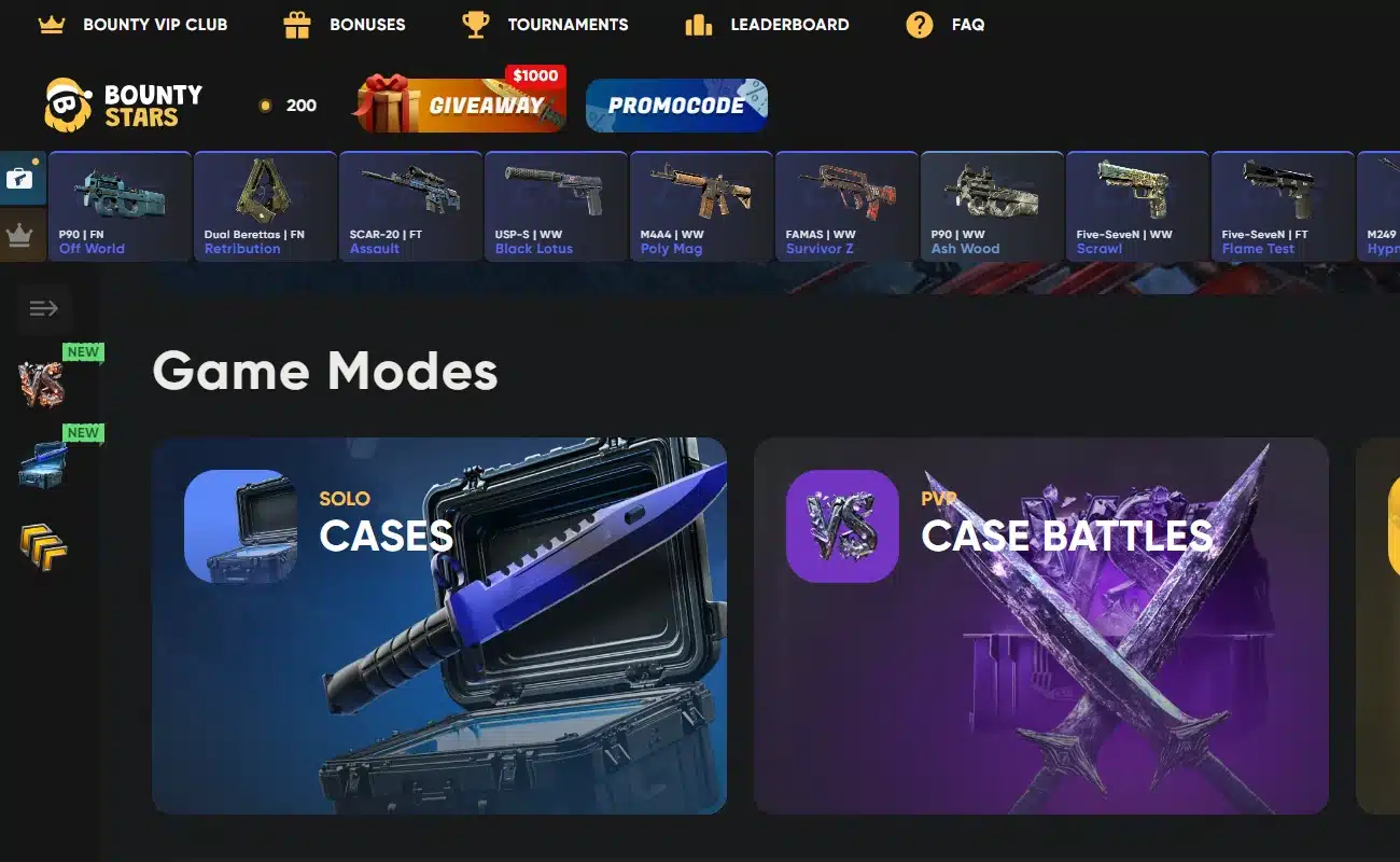 BountyStars Cases