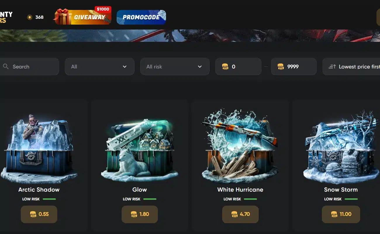 Bountystars Skin Battles