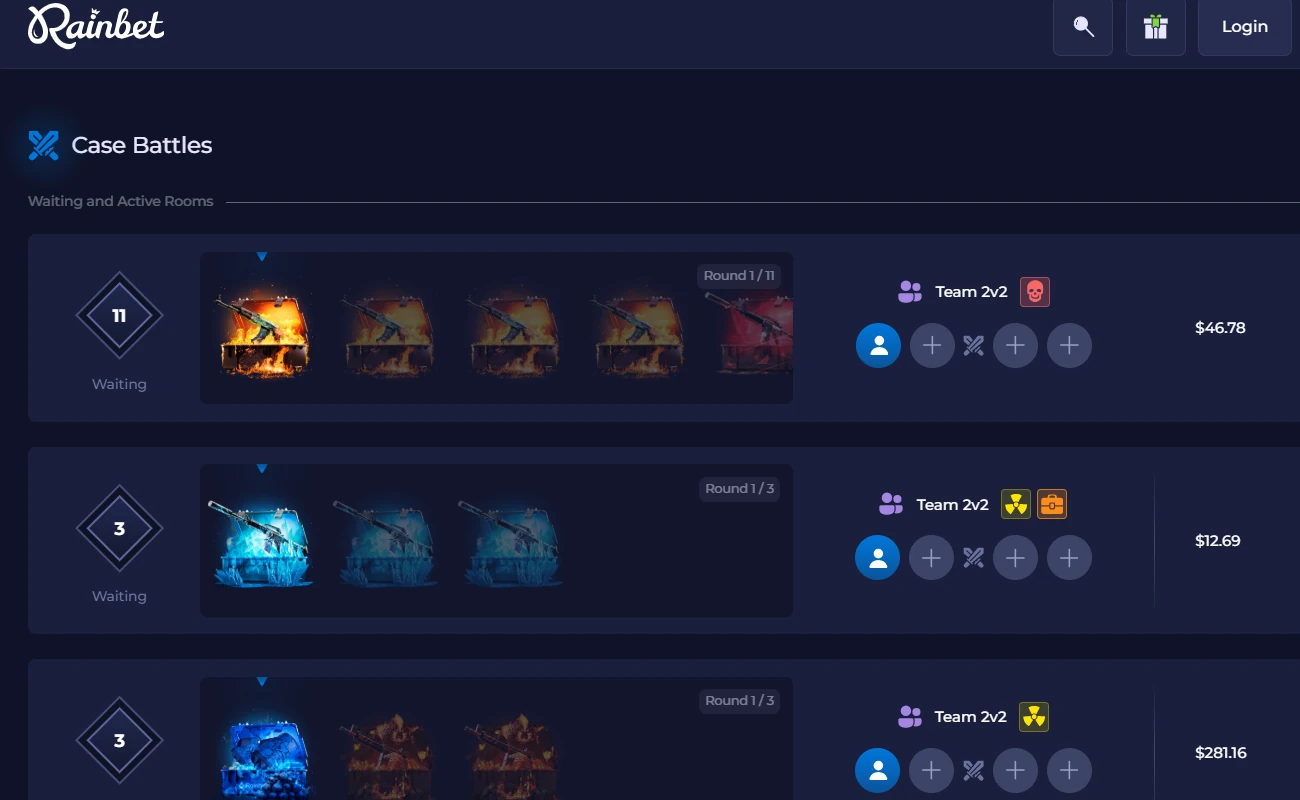 Rainbet Case Battle