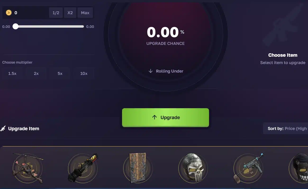 Rust Upgrader Skin Gambling