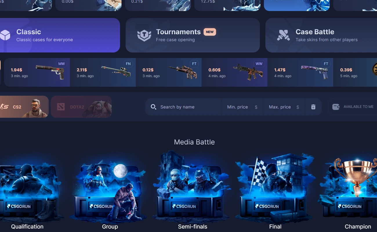 CSGORun Case Battle