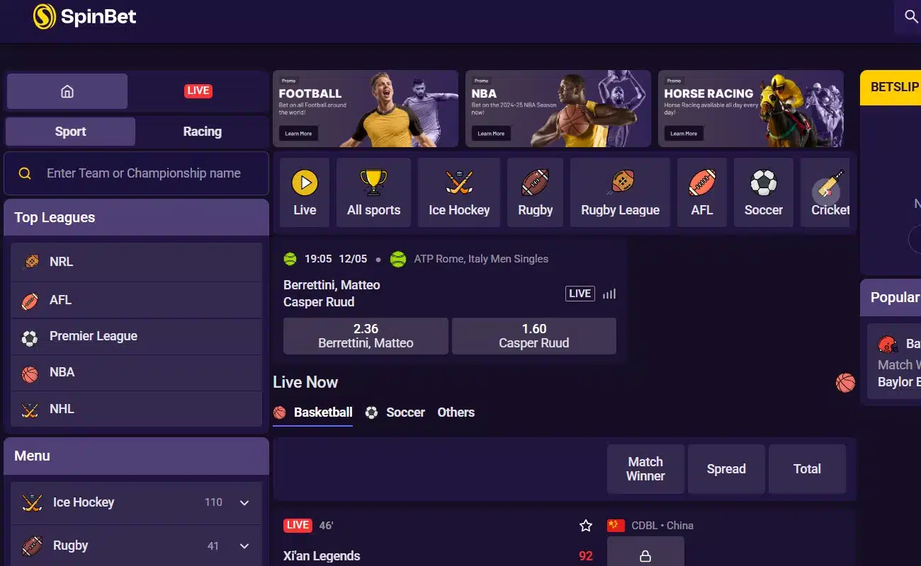 SpinBetter Sports Betting
