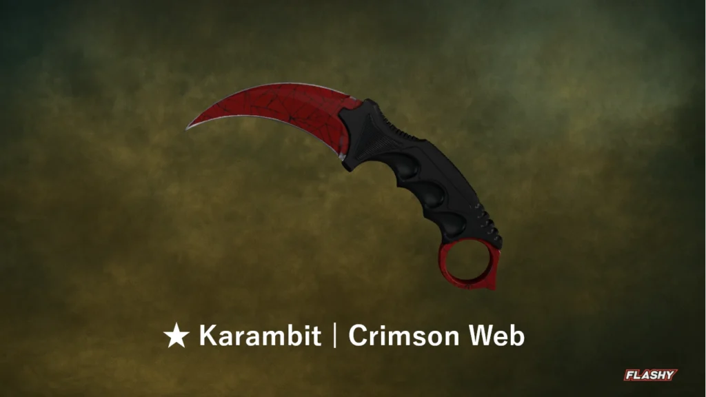 Karambit Crimson Web | FlashyFlashy.com