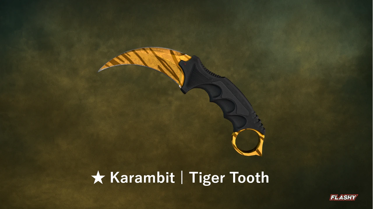 Karambit Tiger Tooth | FlashyFlashy.com