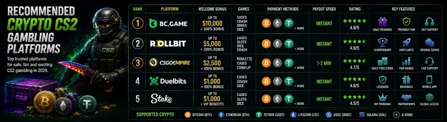 Recommended Crypto CS2