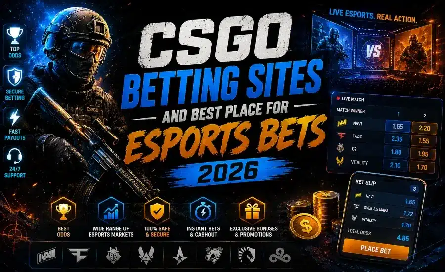 CSGO Betting Sites And Best Places For Esports Bets 2026