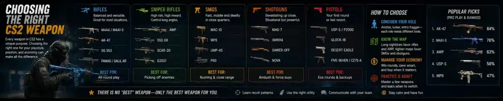Choosing the Right CS2 Weapon
