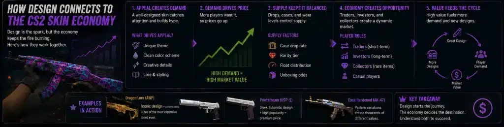 How Design Connects to the CS2 Skin Economy