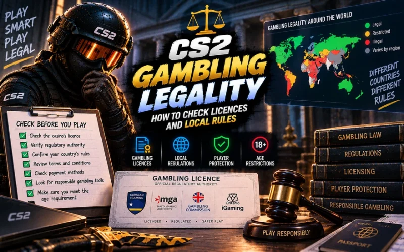 CS2 Gambling Legality: How to Check Licences and Local Rules