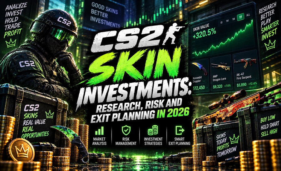 CS2 Skin Investments — Research, Risk and Exit Planning in 2026
